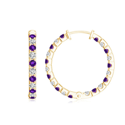 Round Cut Earrings