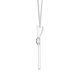 18K White Gold Vermeil
