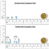 18K White Gold Vermeil
