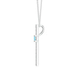 18K White Gold Vermeil