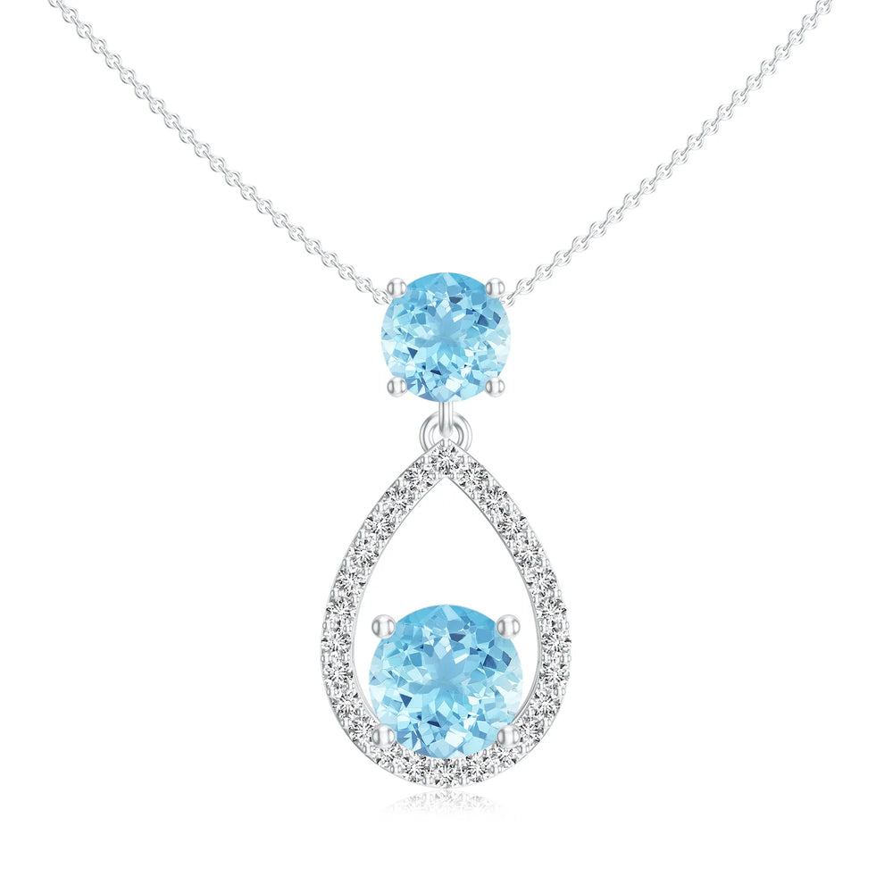 18K White Gold Vermeil