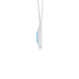 18K White Gold Vermeil