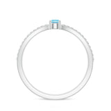 18K White Gold Vermeil