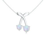 18K White Gold Vermeil