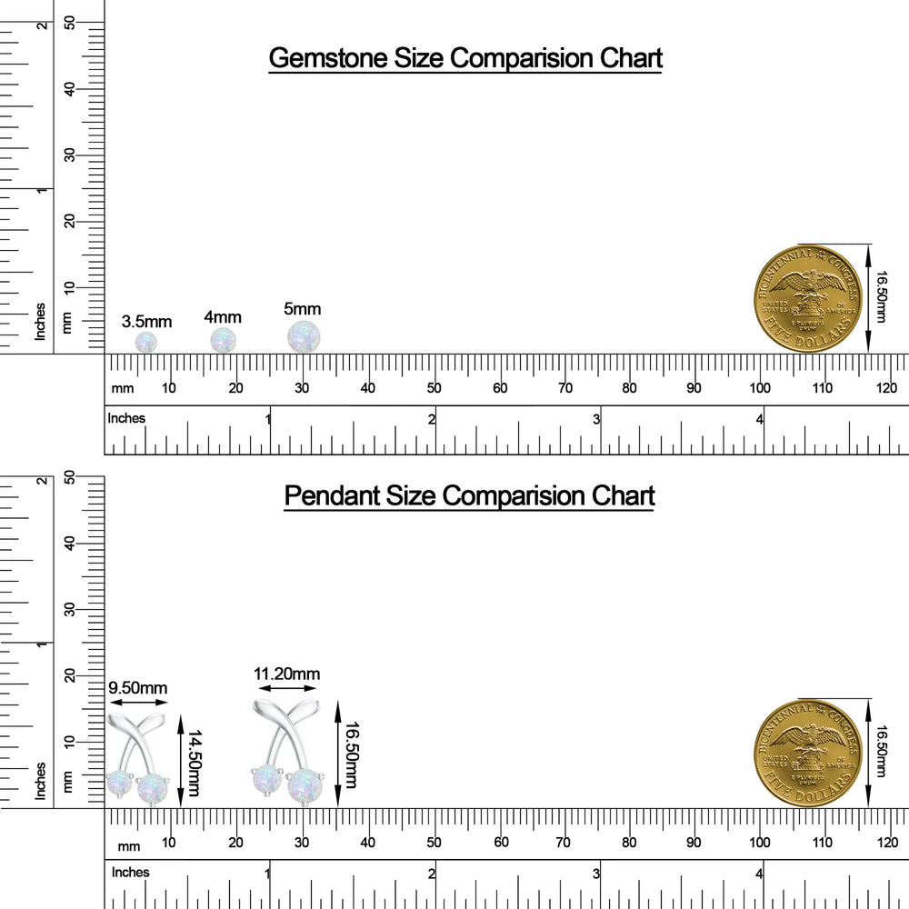 18K White Gold Vermeil