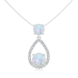 18K White Gold Vermeil