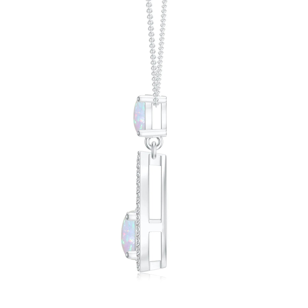 18K White Gold Vermeil