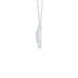 18K White Gold Vermeil