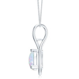 18K White Gold Vermeil