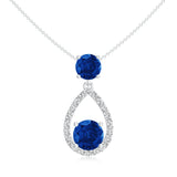 18K White Gold Vermeil