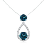 18K White Gold Vermeil