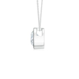 18K White Gold Vermeil