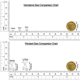18K White Gold Vermeil
