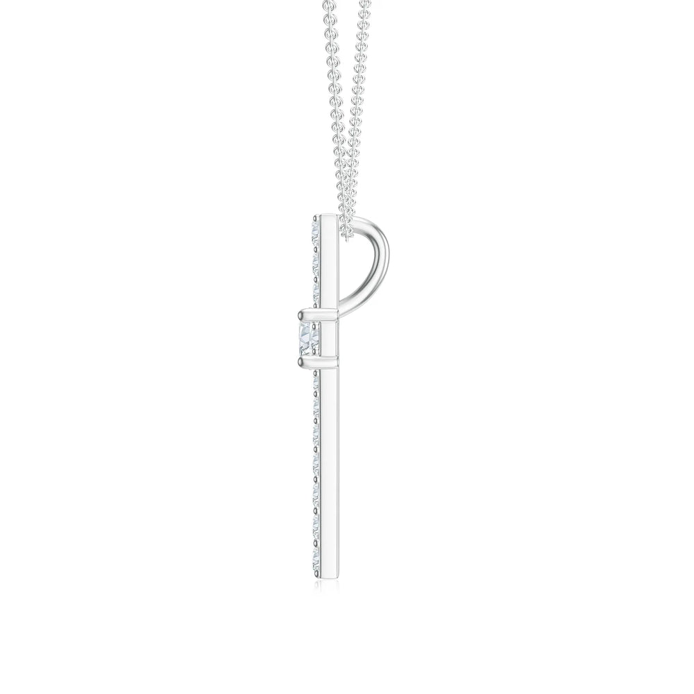 18K White Gold Vermeil