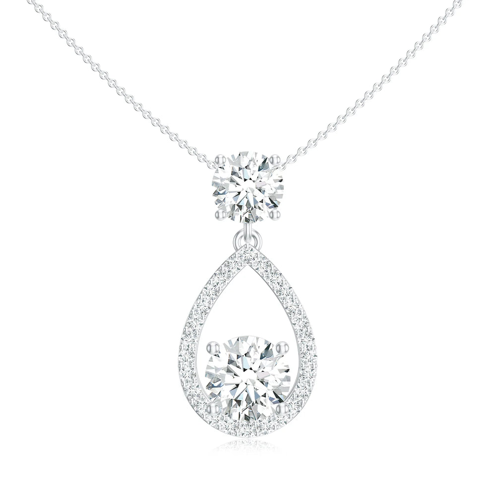 18K White Gold Vermeil