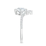 18K White Gold Vermeil
