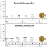 18K White Gold Vermeil