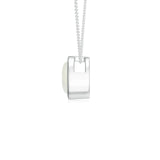 18K White Gold Vermeil