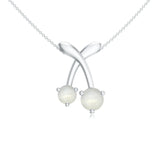 18K White Gold Vermeil
