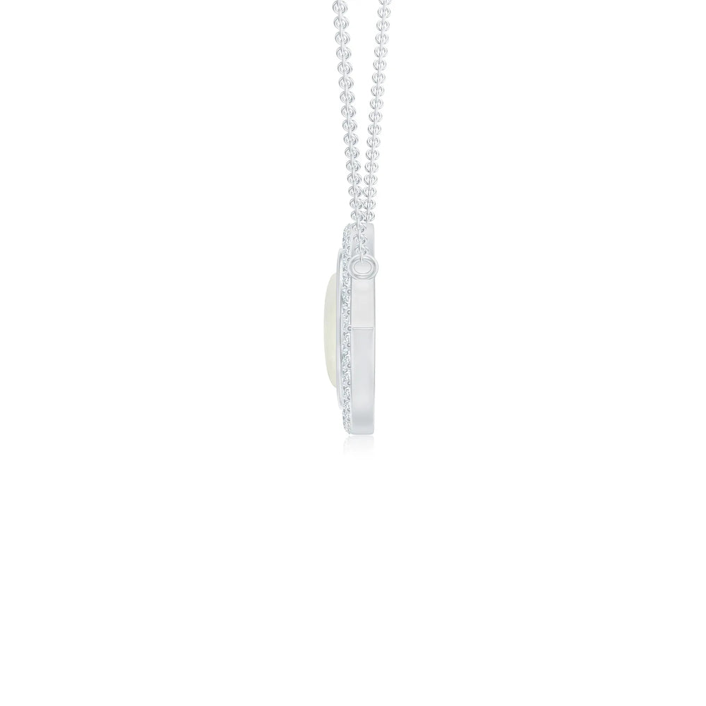 18K White Gold Vermeil