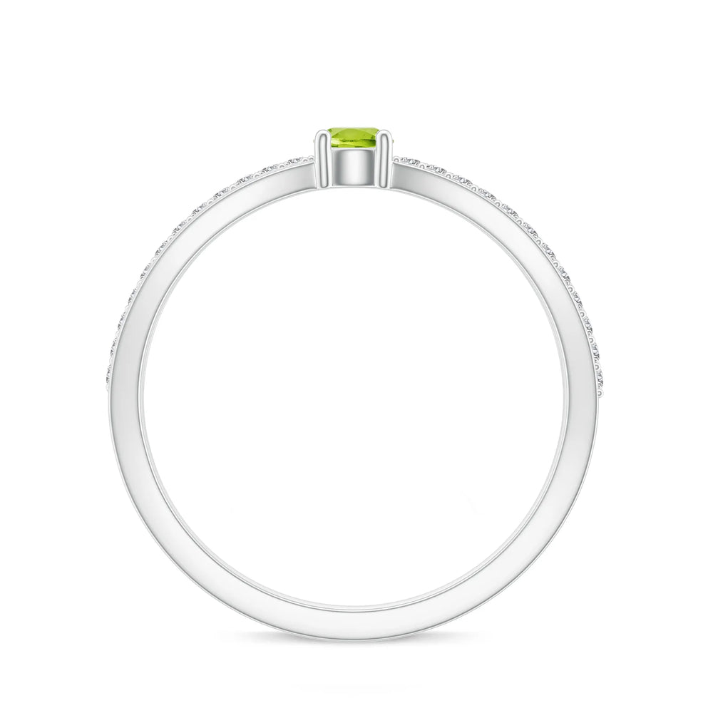 18K White Gold Vermeil
