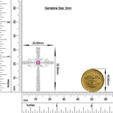 18K White Gold Vermeil