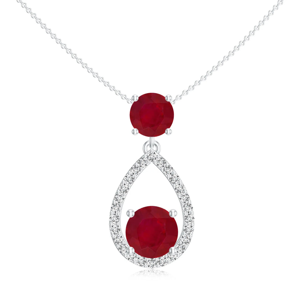 18K White Gold Vermeil