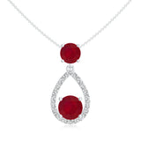 18K White Gold Vermeil