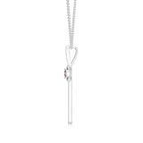 18K White Gold Vermeil