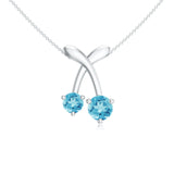 18K White Gold Vermeil