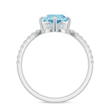 18K White Gold Vermeil