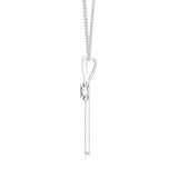 18K White Gold Vermeil