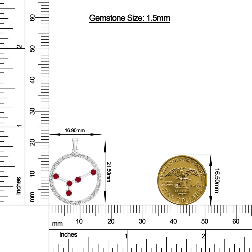 18K White Gold Vermeil