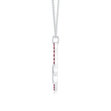 18K White Gold Vermeil