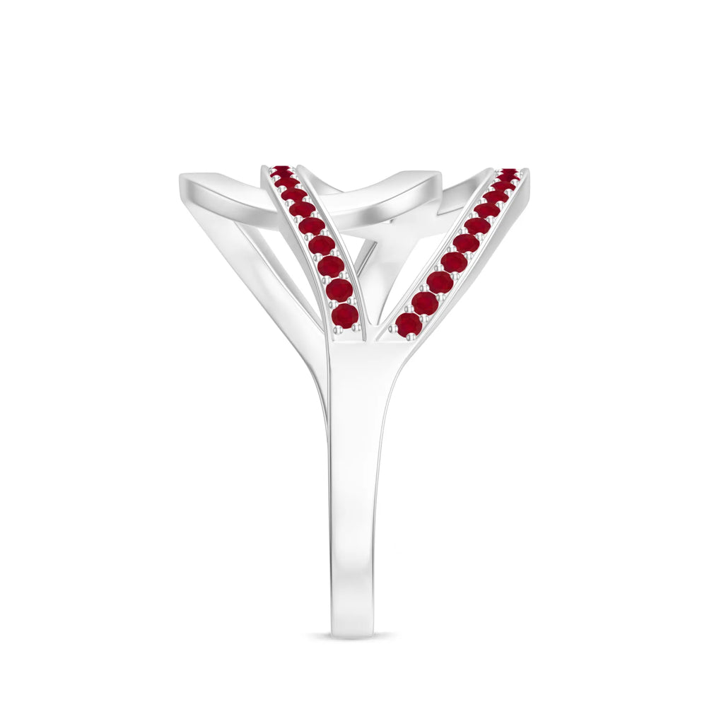 18K White Gold Vermeil