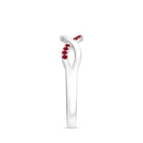 18K White Gold Vermeil