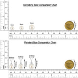 18K White Gold Vermeil