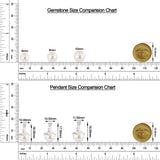 18K White Gold Vermeil
