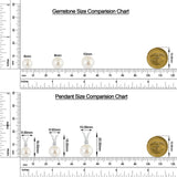 18K White Gold Vermeil