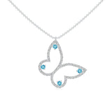 18K White Gold Vermeil