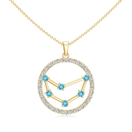 Swiss Blue Topaz Necklaces