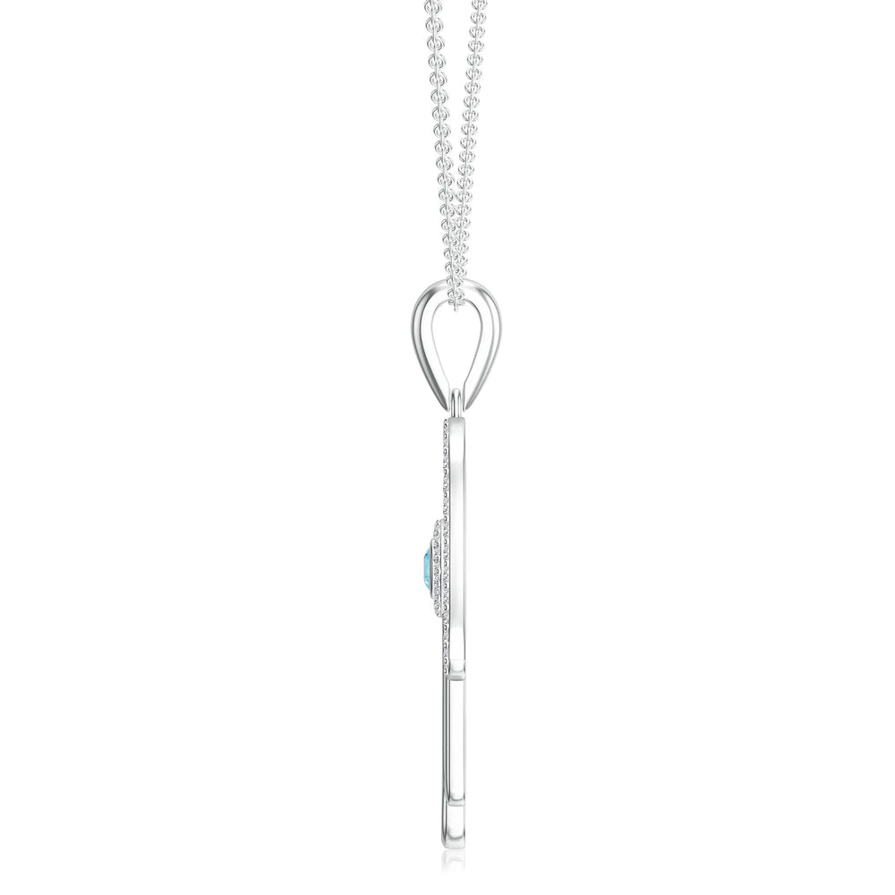 18K White Gold Vermeil