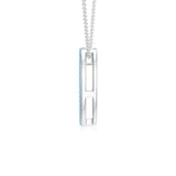 18K White Gold Vermeil