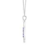 18K White Gold Vermeil