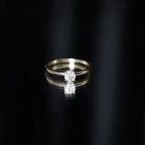 Solitaire Moissanite Promise Ring for Women