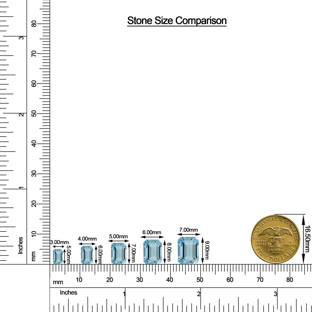 18K White Gold Vermeil