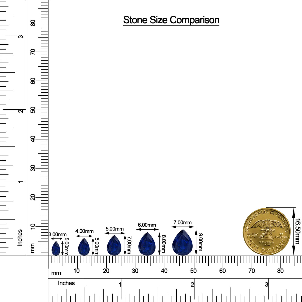 18K White Gold Vermeil