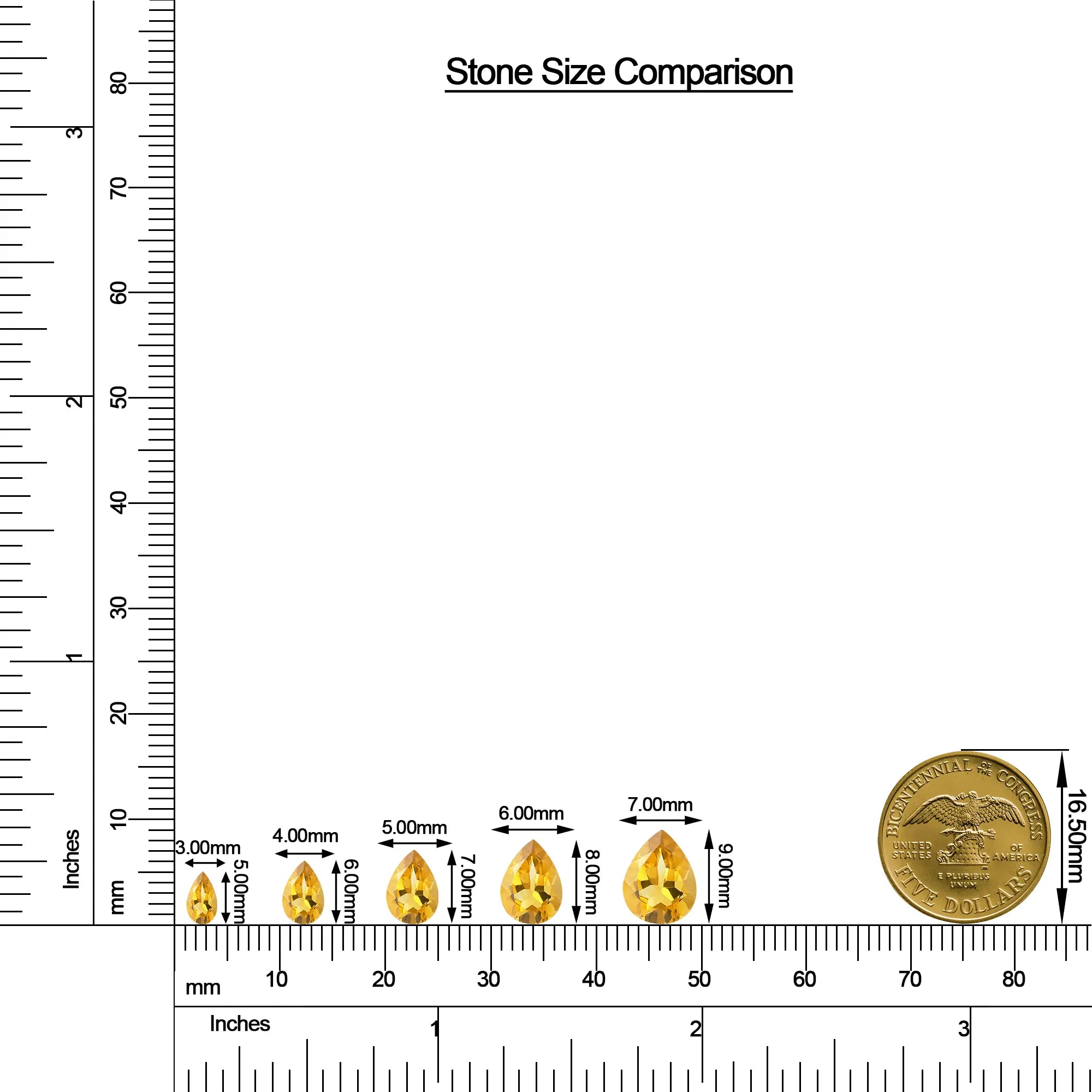 18K White Gold Vermeil