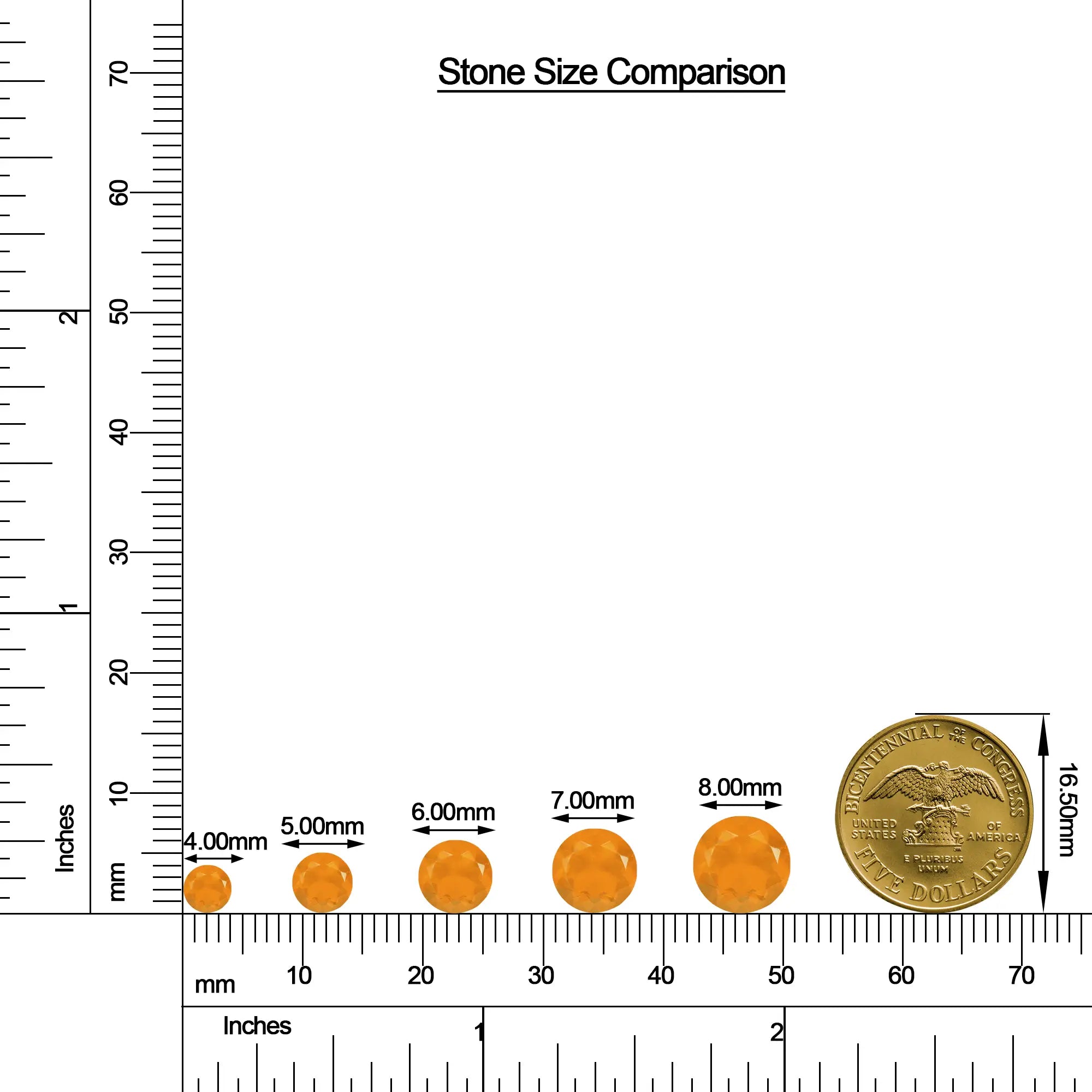 18K White Gold Vermeil