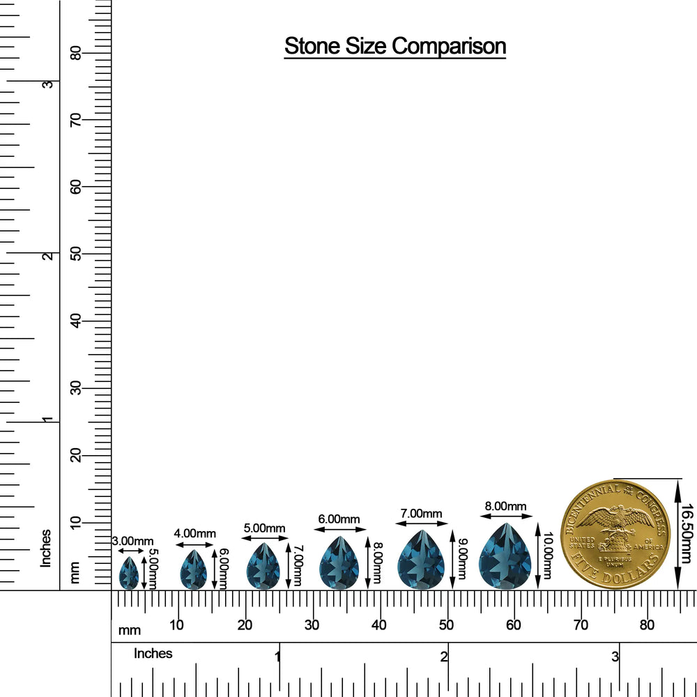 18K White Gold Vermeil